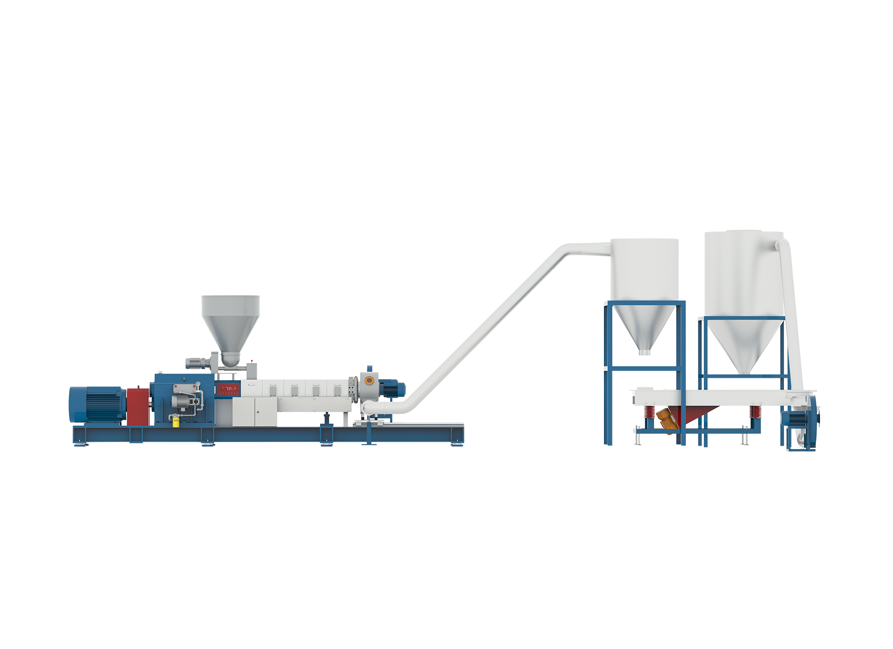 Twin Screw Water-cooling Hot Pelletizing System